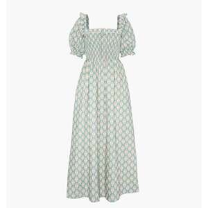 Hill House Home The Scarlett Nap Dress - Raspberry Ikat Size XS